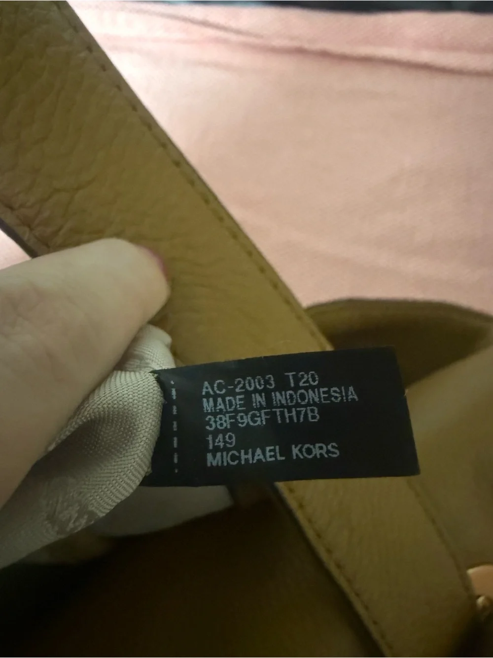 Michael Kors Tan and Brown Shoulder Bag